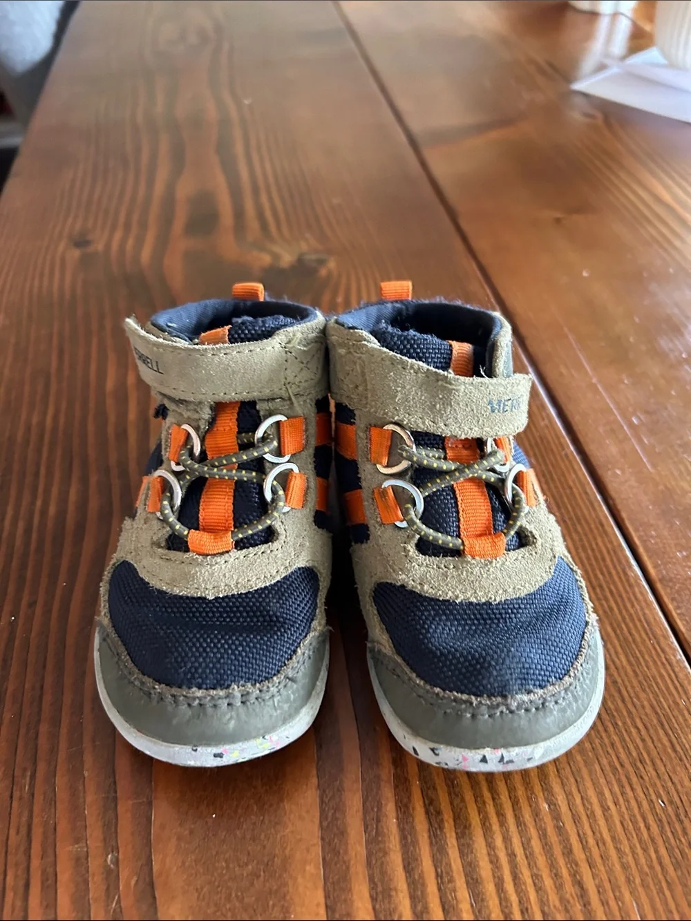 Merrell Bare Steps Ridge Hikers- toddler Hiking boots, size 6